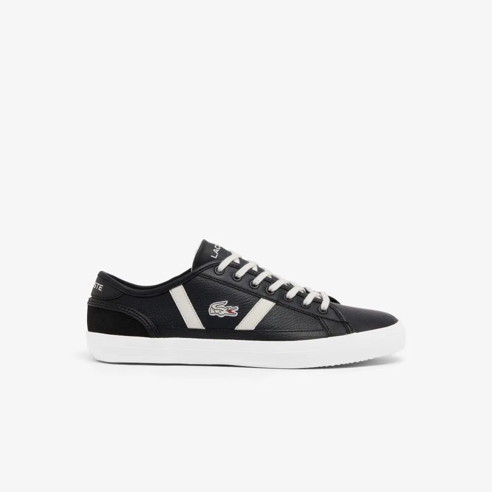 Мужские чёрные низкие кеды Sideline от Lacoste