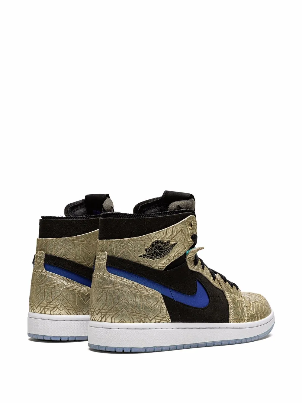 Кроссовки Air  1 Zoom CMFT Gold Laser Jordan, золотой — фото 3