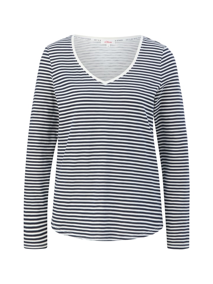 

s.Oliver Лонгслив цвета 59G6_navy