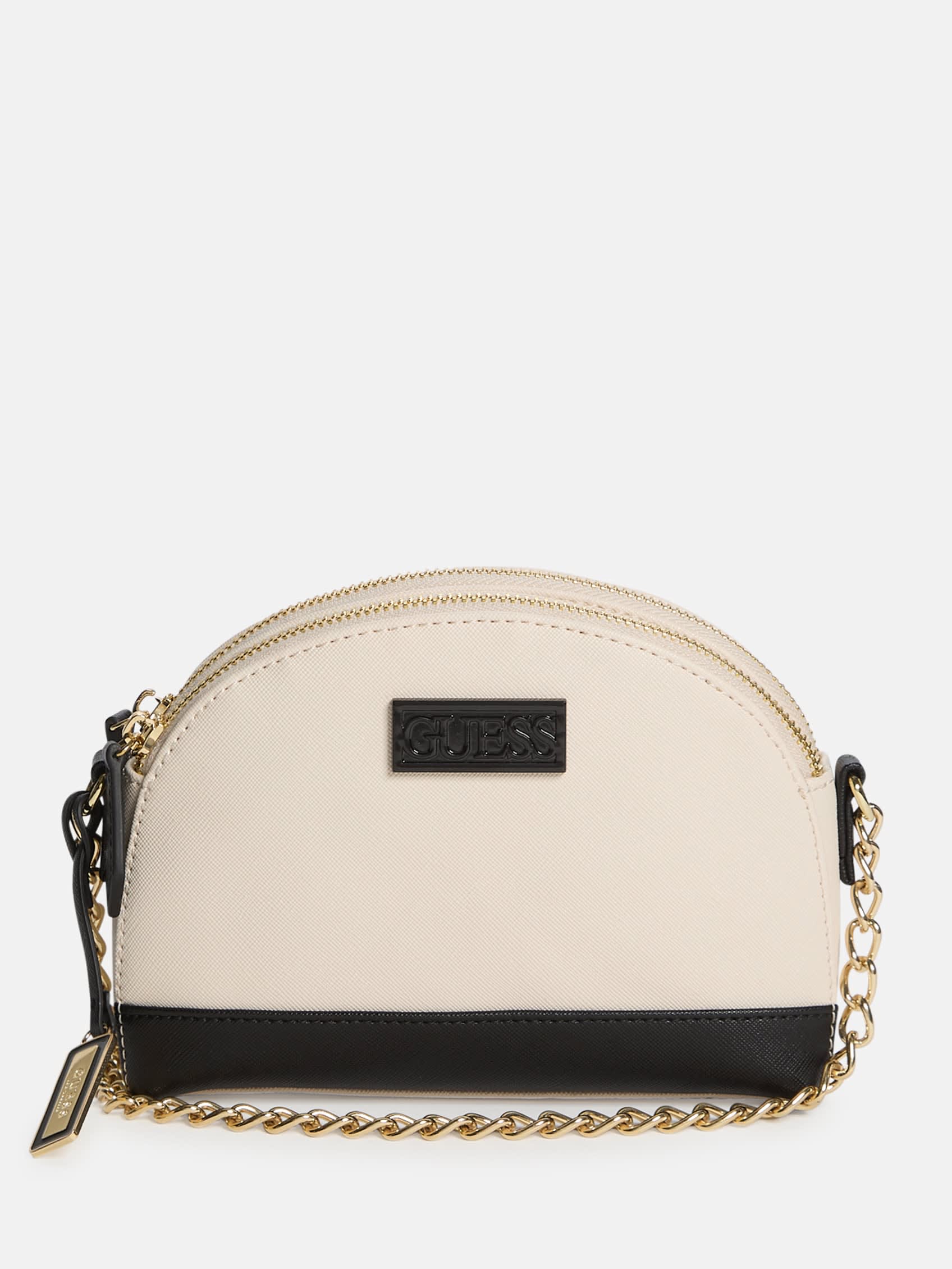 

Сумка-кроссбоди Sabrina с двумя молниями Guess Factory, Stone