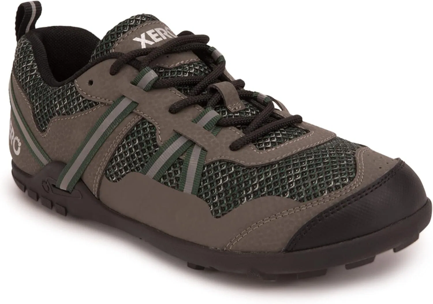 Мужские кроссовки для походов и бега по пересеченной местности Xero Shoes TerraFlex II с нулевым перепадом высоты подошвы, Forest