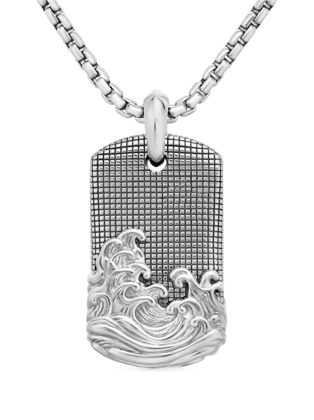 

Серебряная подвеска Waves (39 мм) David Yurman, серебяный