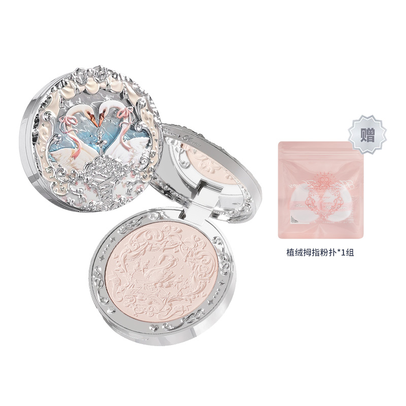 

Тональная пудра FlowerKnows Swan Ballet Fleece Mist Blush Matte Easy to Blend Natural 5g Flower Knows