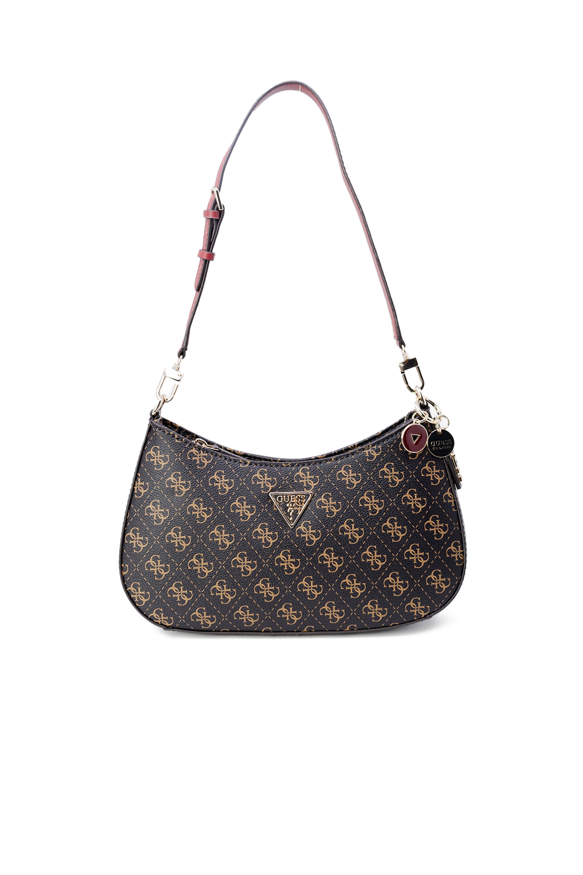 

Сумка Guess хобо, коричневый