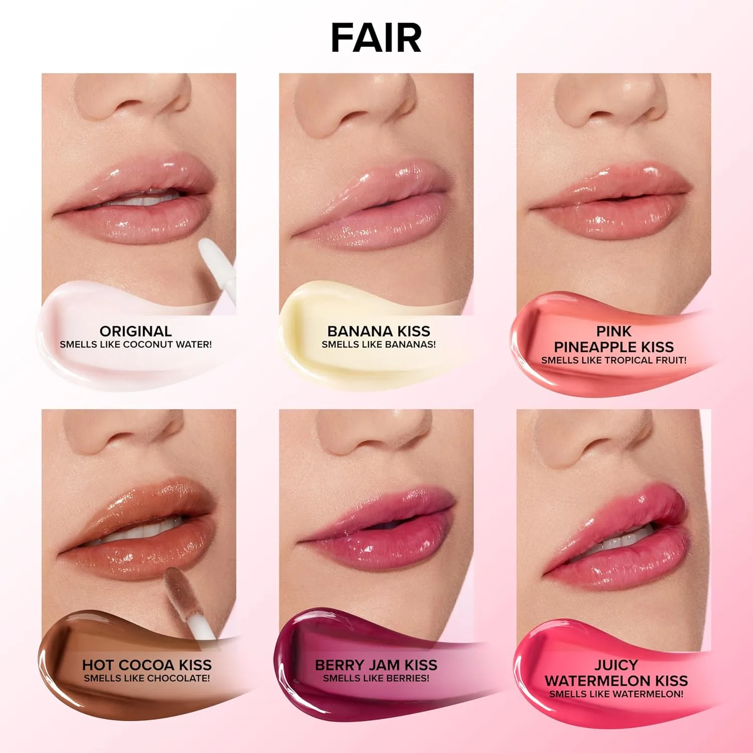 Too Faced Pillow Balm Ультраувлажняющий бальзам для губ | Жидкий бальзам для губ, восполняющий недостаток влаги в губах благодаря гиалуроновой кислоте, 06 Pink Pineapple Kiss (Soft Peachy Pink) — фото 3