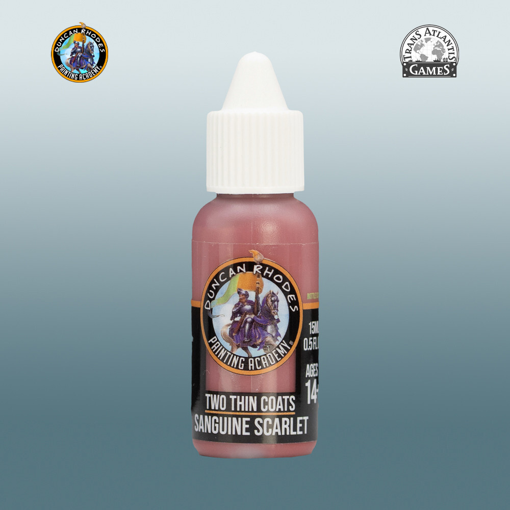 

Аксессуары Duncan Rhodes Painting Academy Two Thin Coats: Sanguine Scarlet (15ml)