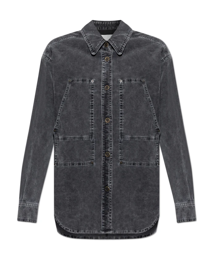 

Вельветовая рубашка Oriana Marant Ãtoile, серый