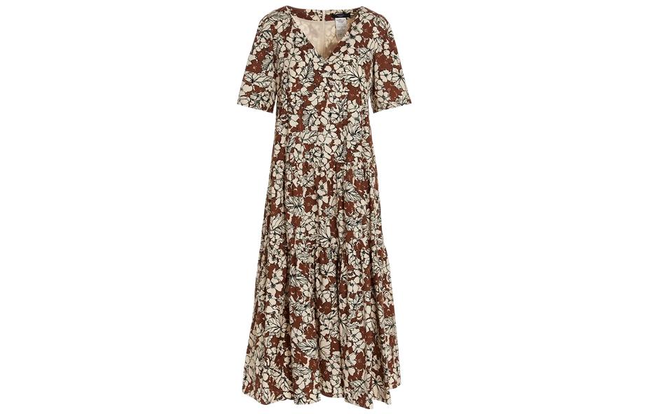

Платье с короткими рукавами, женское, разноцветное WEEKEND MaxMara, мультиколор