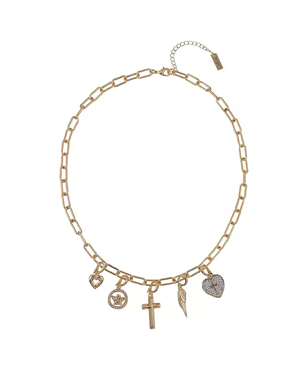 

Религиозное ожерелье с амулетом Hallmark, gold