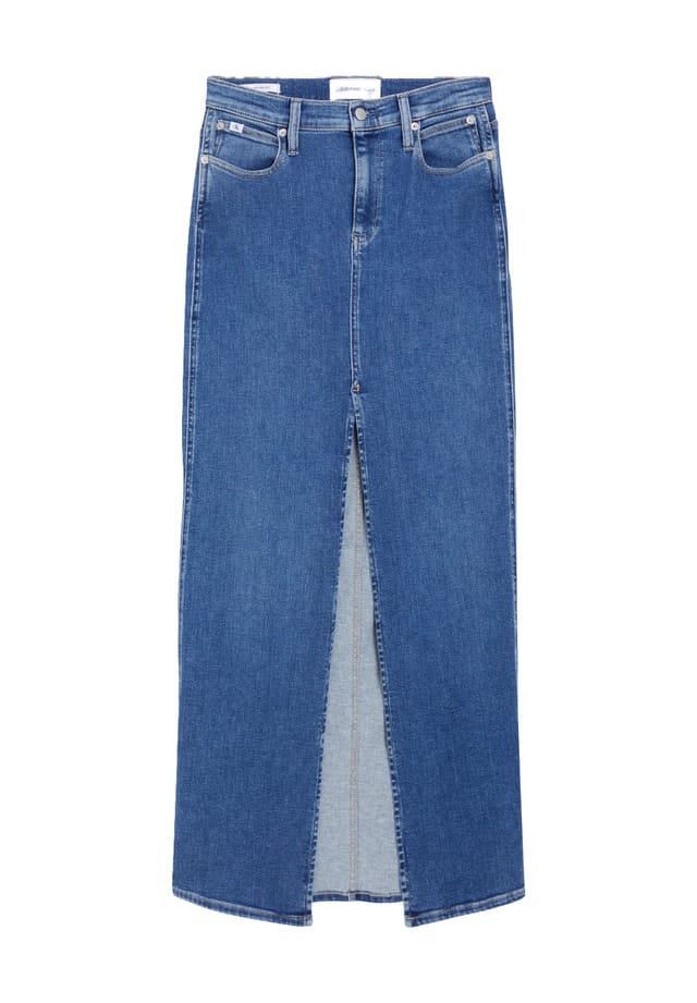 

Джинсовая юбка длиной 3/4 Calvin Klein Jeans, синий