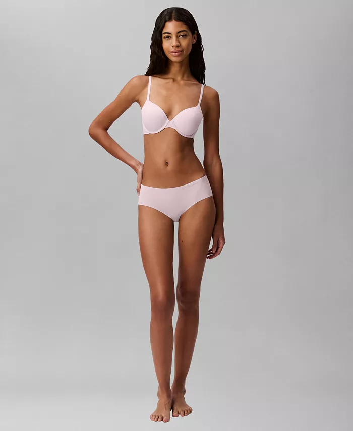 Женские трусы-хипстер Invisibles из микрофибры с эффектом стрейч D3429 Calvin Klein, красный — фото 3