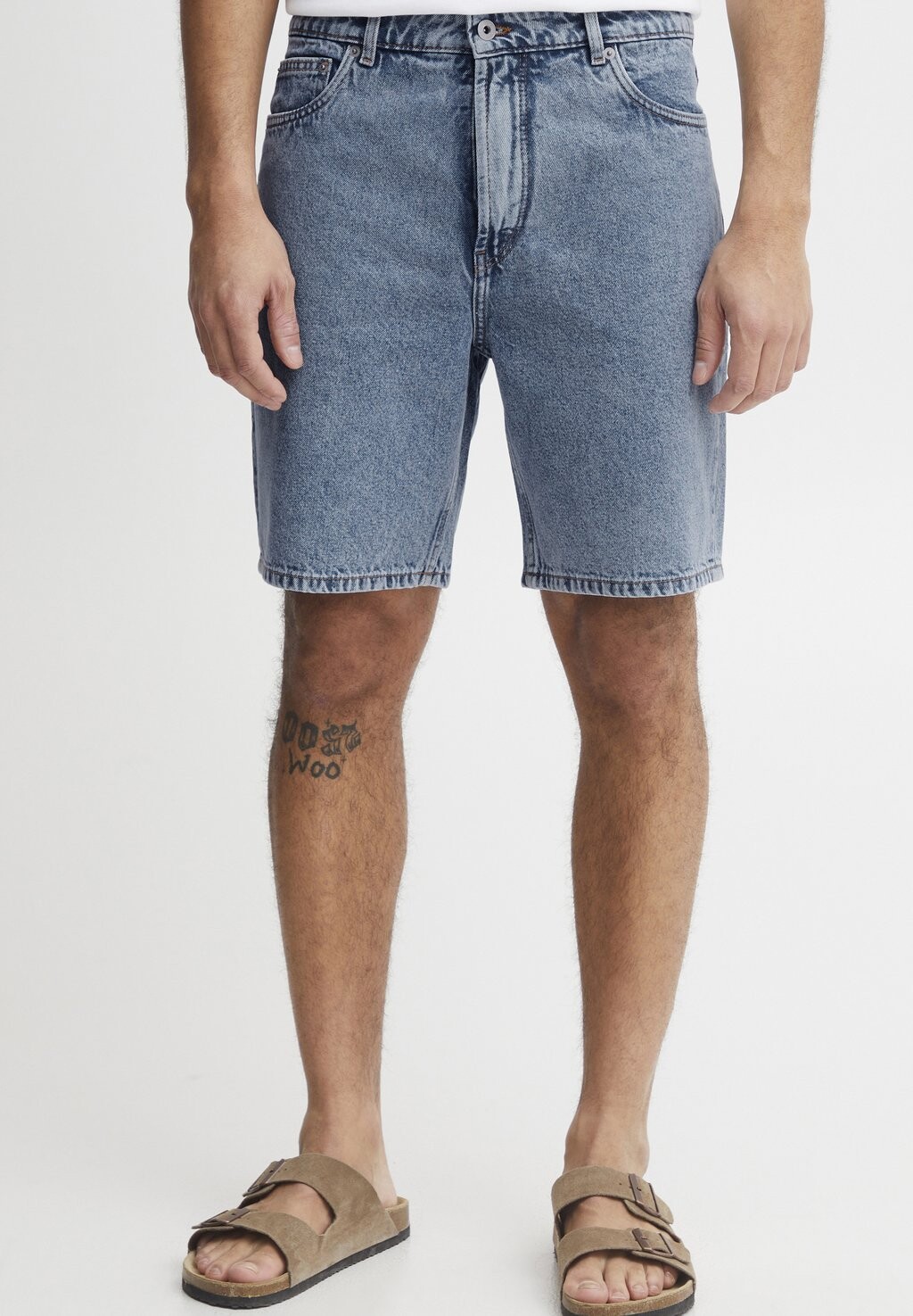 

Джинсовые шорты Sdelmo Lt Owen Solid, цвет light blue denim