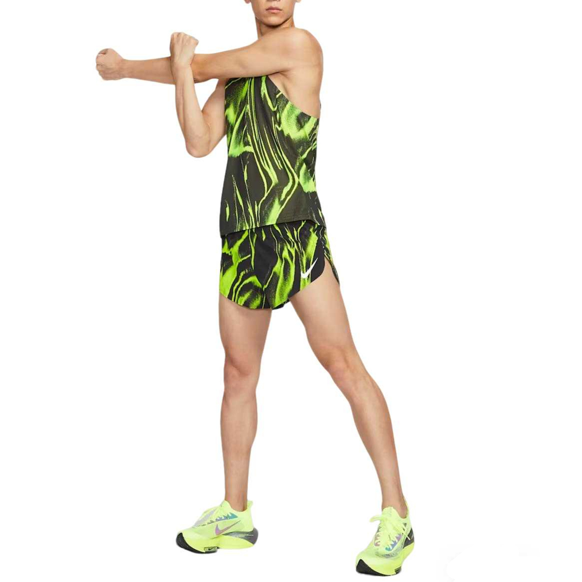 Мужские беговые шорты AEROSWIFT Nike, черный — фото 3