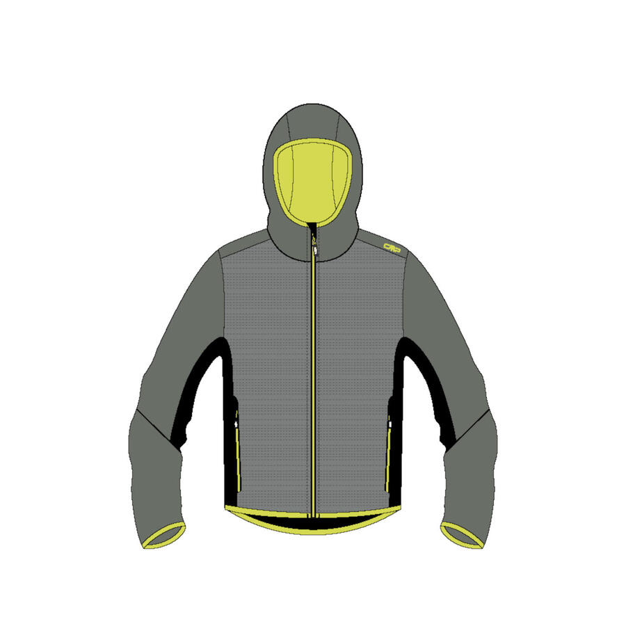 

Мужская флисовая куртка CMP MAN JACKET FIX HOOD 32M2257