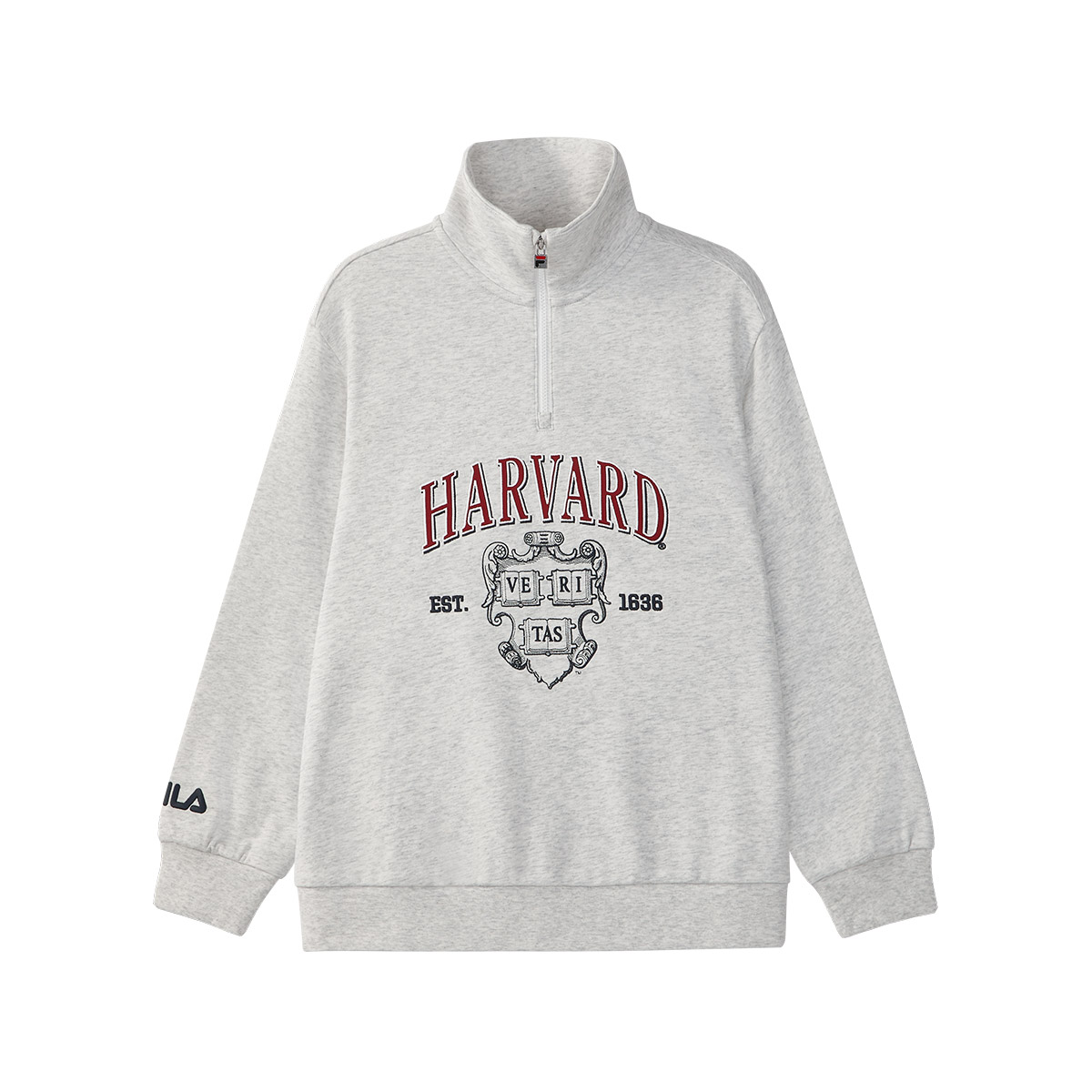 

Детский свитшот Felice Kids' Light Stone Heather Gray FILA KIDS, серый