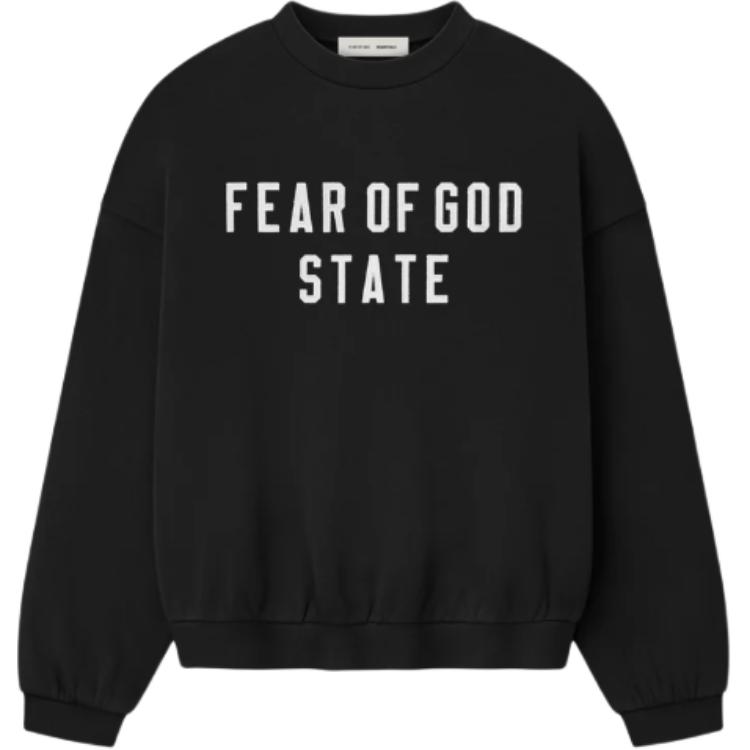 

Свитшот с нашивкой логотипа Fear Of God Essentials, черный