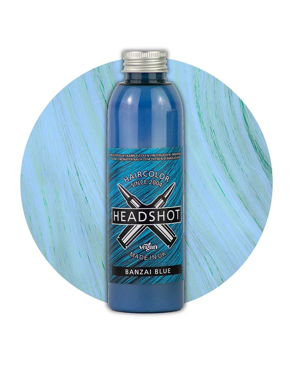 Полуперманентная тонировка Banzai Blue Headshot