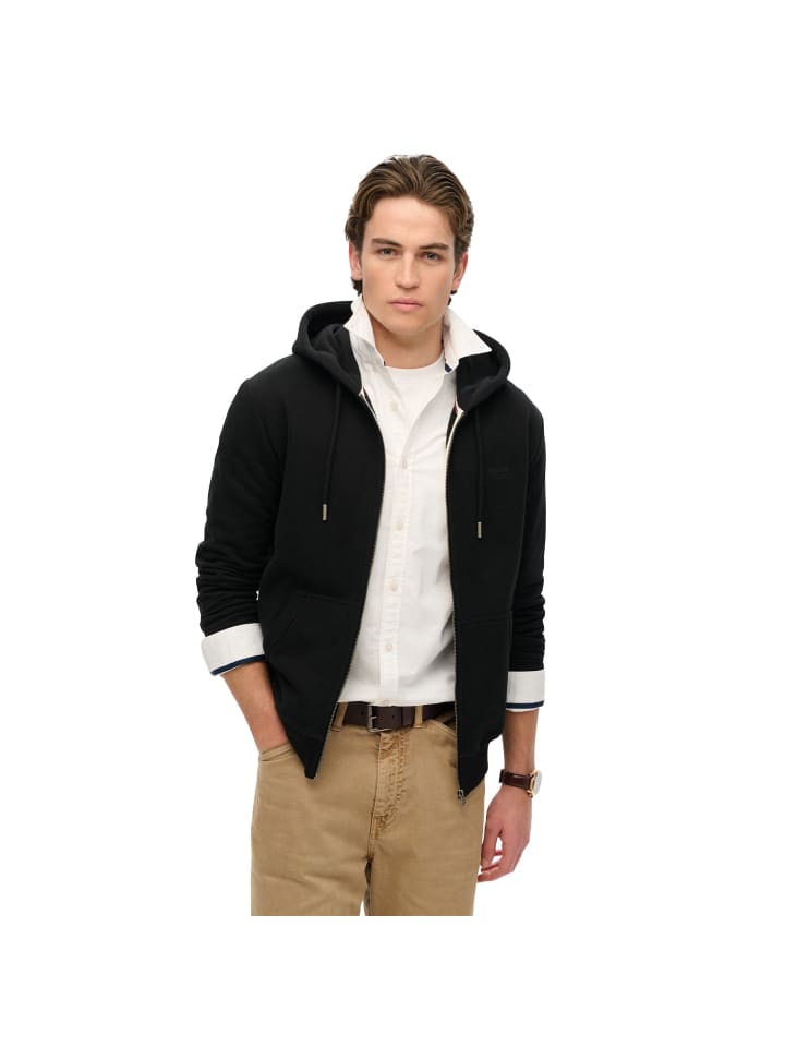 

Толстовка Superdry Sweatjacke, черный