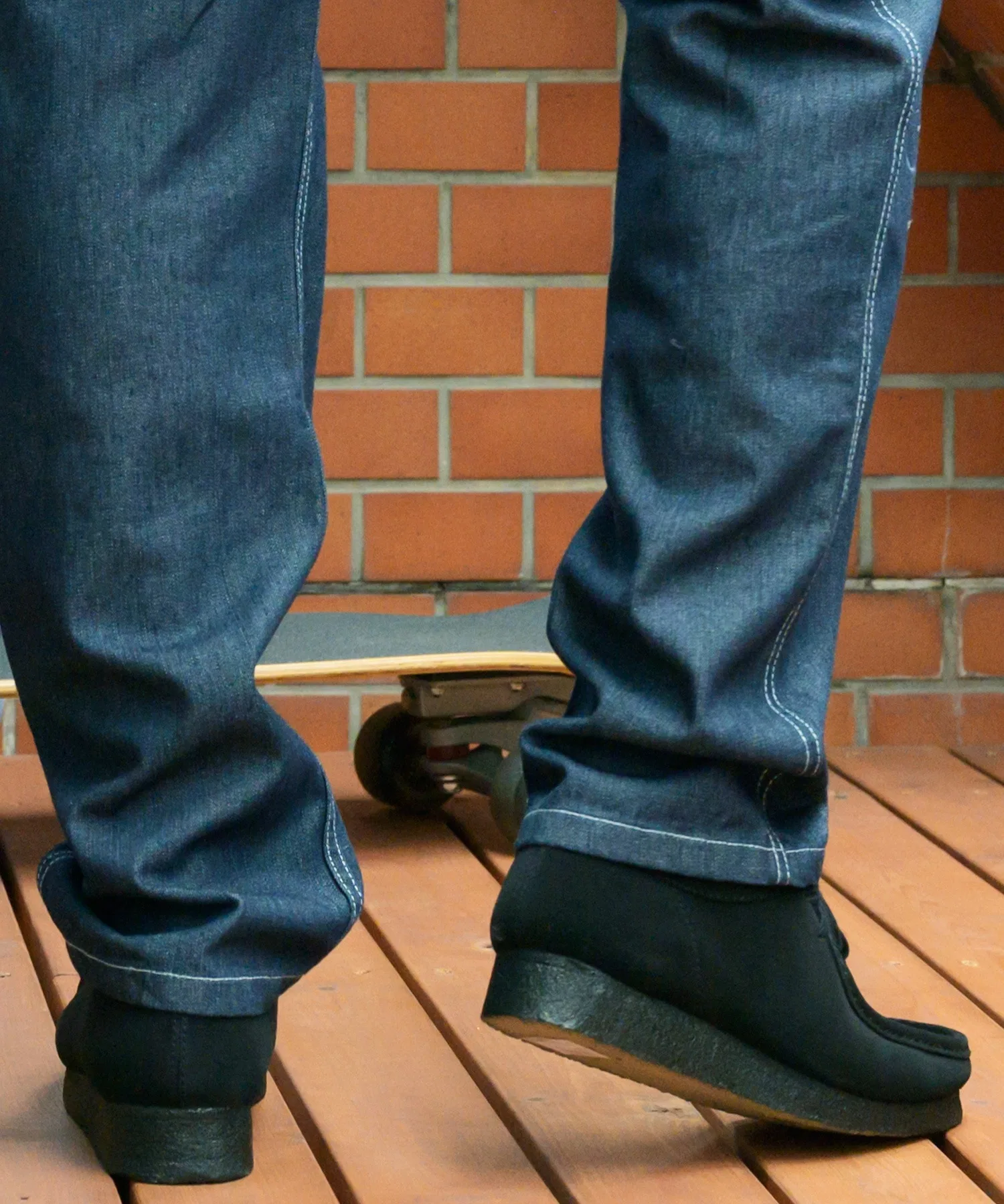 Мужские/женские мокасины Clarks Originals Wallabee — фото 3