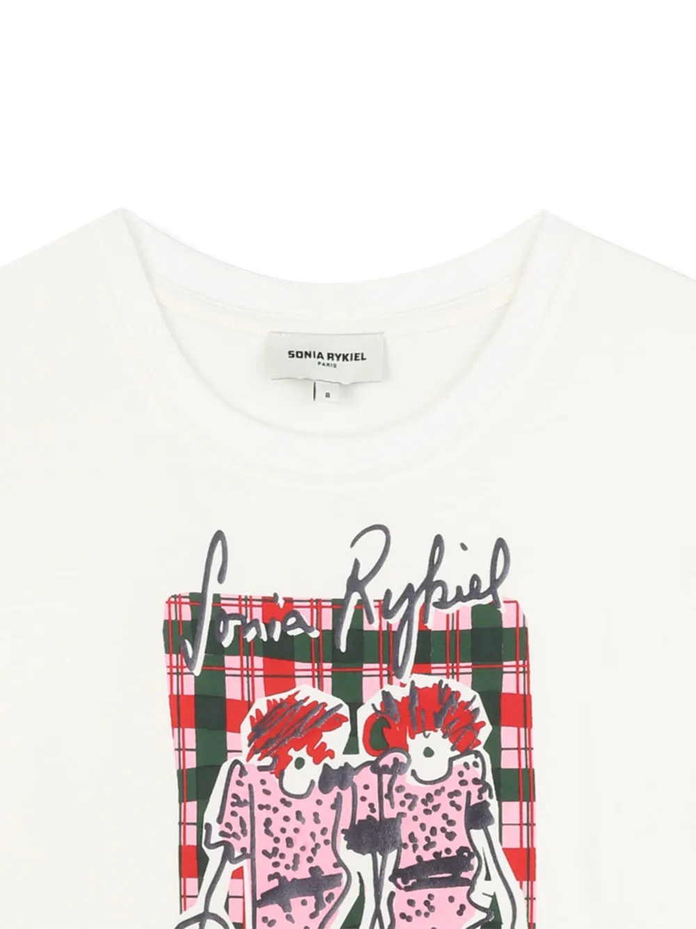 Футболка с графичным принтом SONIA RYKIEL ENFANT, нейтральный — фото 3