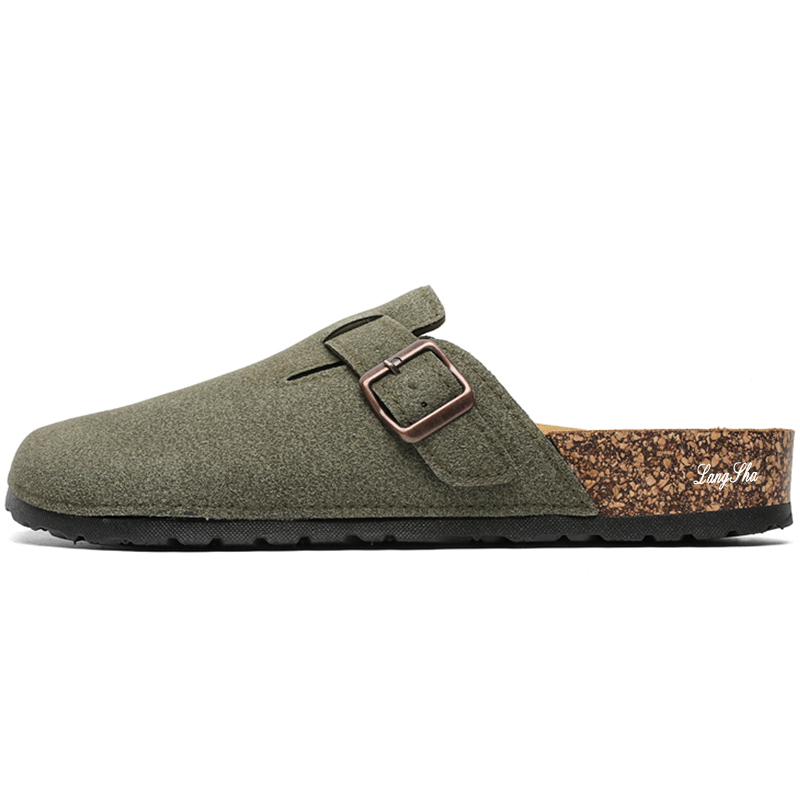 

Lanza Устойчивые к истиранию противоскользящие тапочки с закрытым носком унисекс зеленые, цвет Green