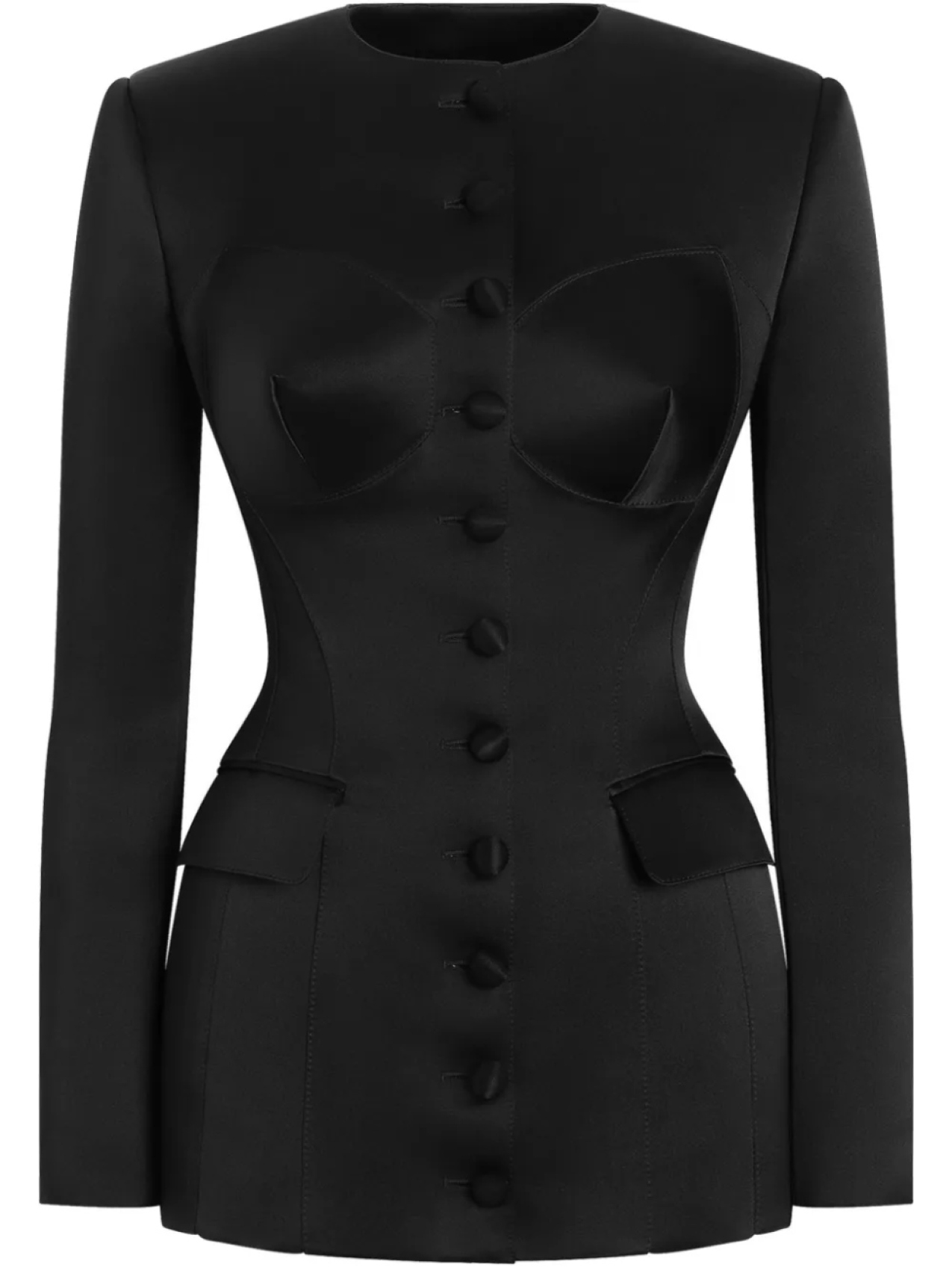 

Скульптурная куртка Dolce & Gabbana, черный