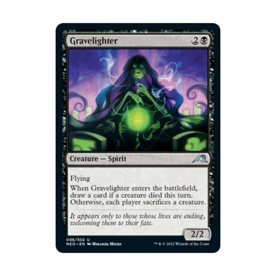 

CCG Могильщик (U), MTG - Kamigawa : Neon Dynasty