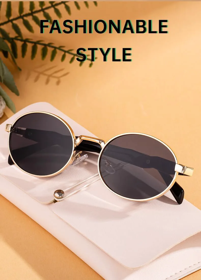 

Женские солнцезащитные очки в овальной оправе — легкие модные солнцезащитные очки в европейском и американском стиле для повседневного ношения Generic, C5