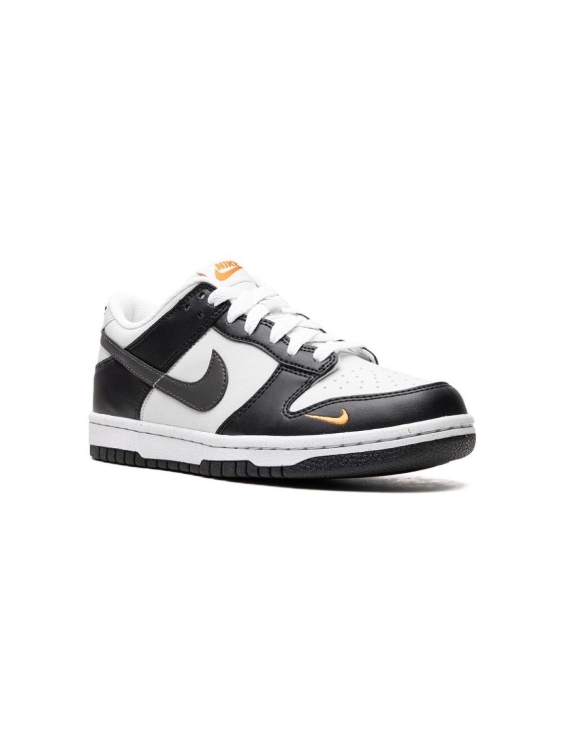 

Кроссовки Dunk Low Next Nature Black Bright Mandarin Nike Kids, черный