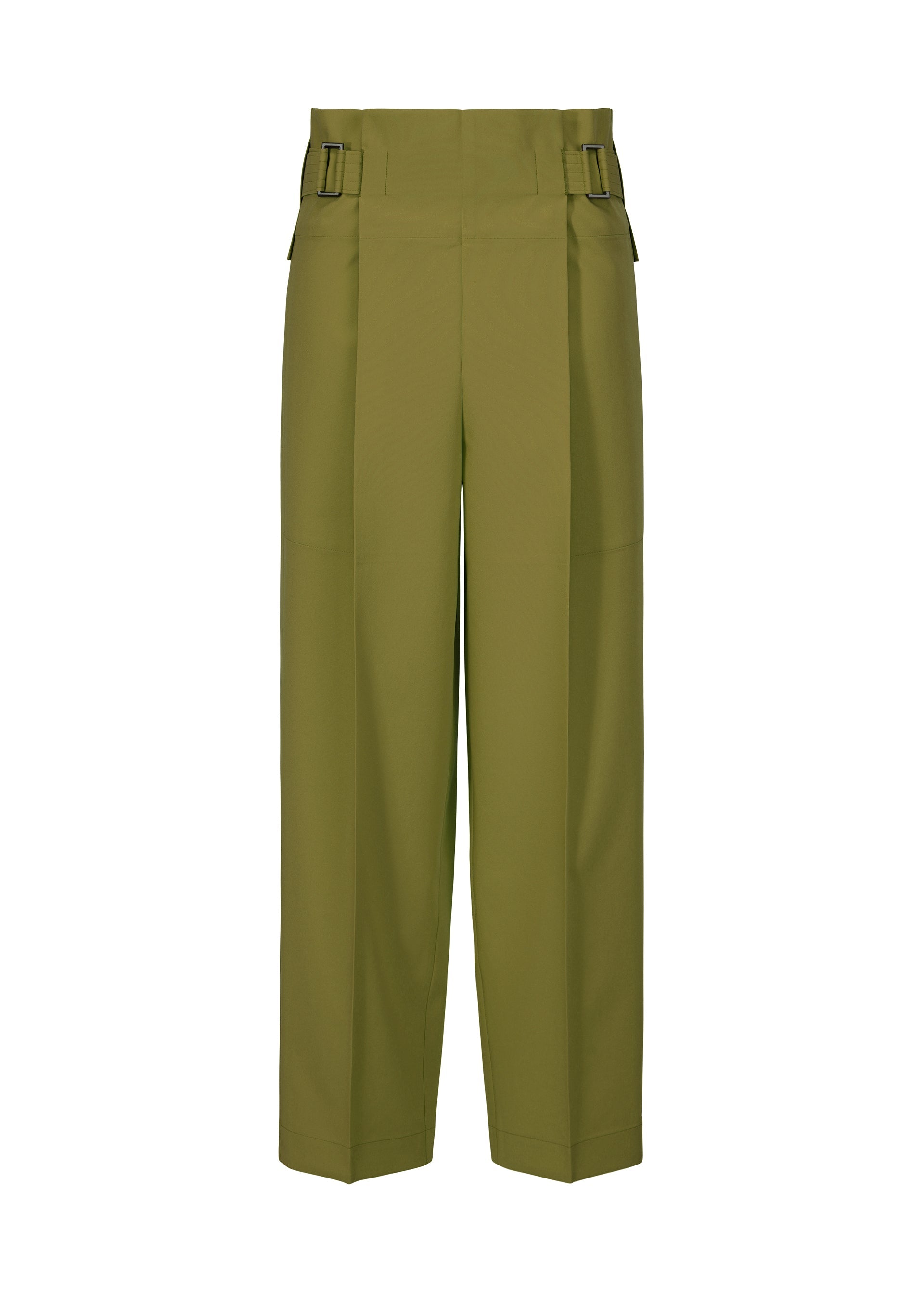 

Брюки flat tuck 132 5. Issey Miyake, хаки
