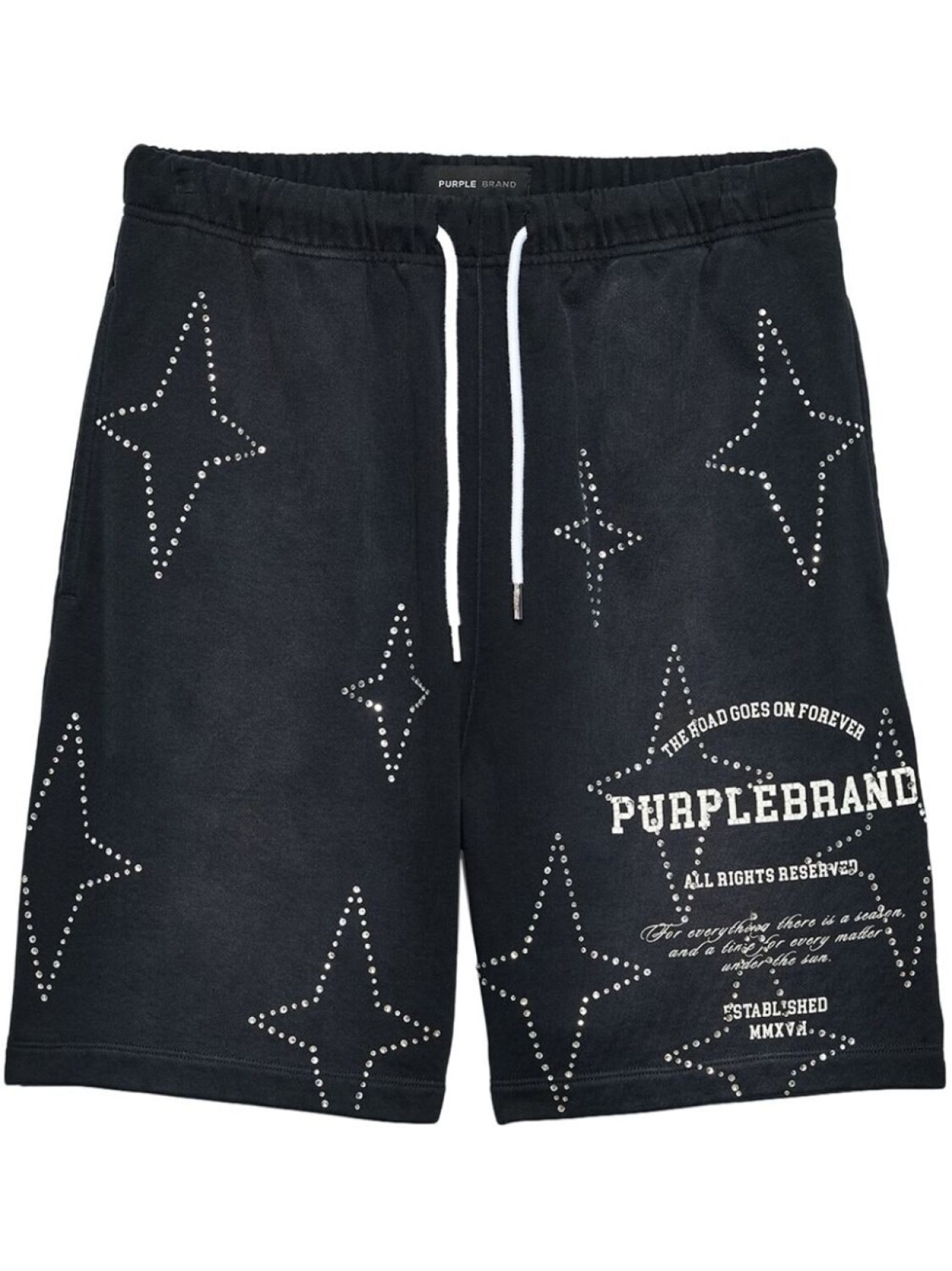 

Purple Brand спортивные шорты Stacked Crystal Star, черный