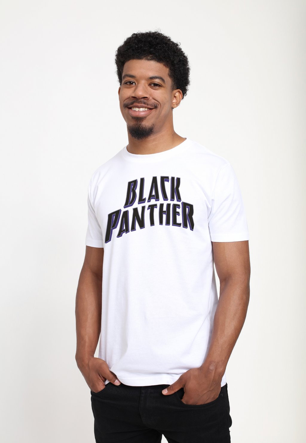 

Футболка с принтом MARVEL PANTHER ENGLISH Marvel, белый