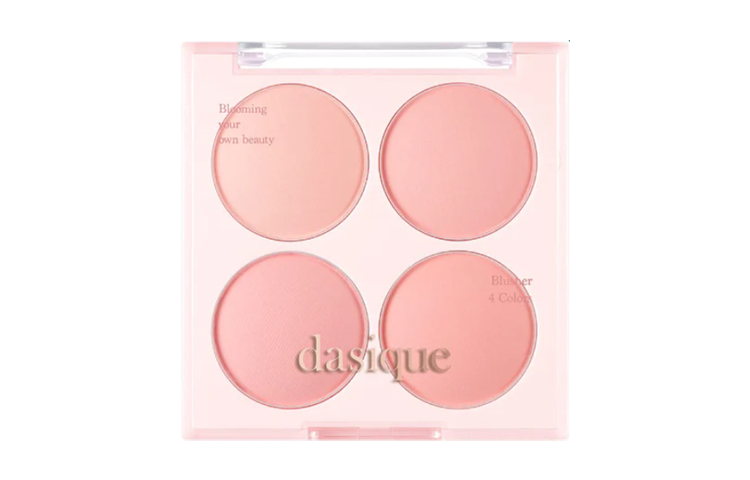 Dasique Палитра румян Ice Cream Collection четыре оттенка не скатывается матовые легко растушевываются натуральные — фото 4