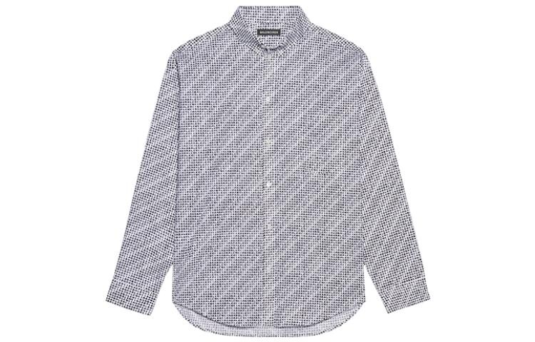 

Рубашка мужская серая Balenciaga, серый