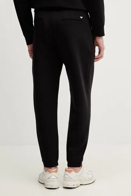 Спортивные штаны из эластичного хлопка Emporio Armani, черный — фото 3