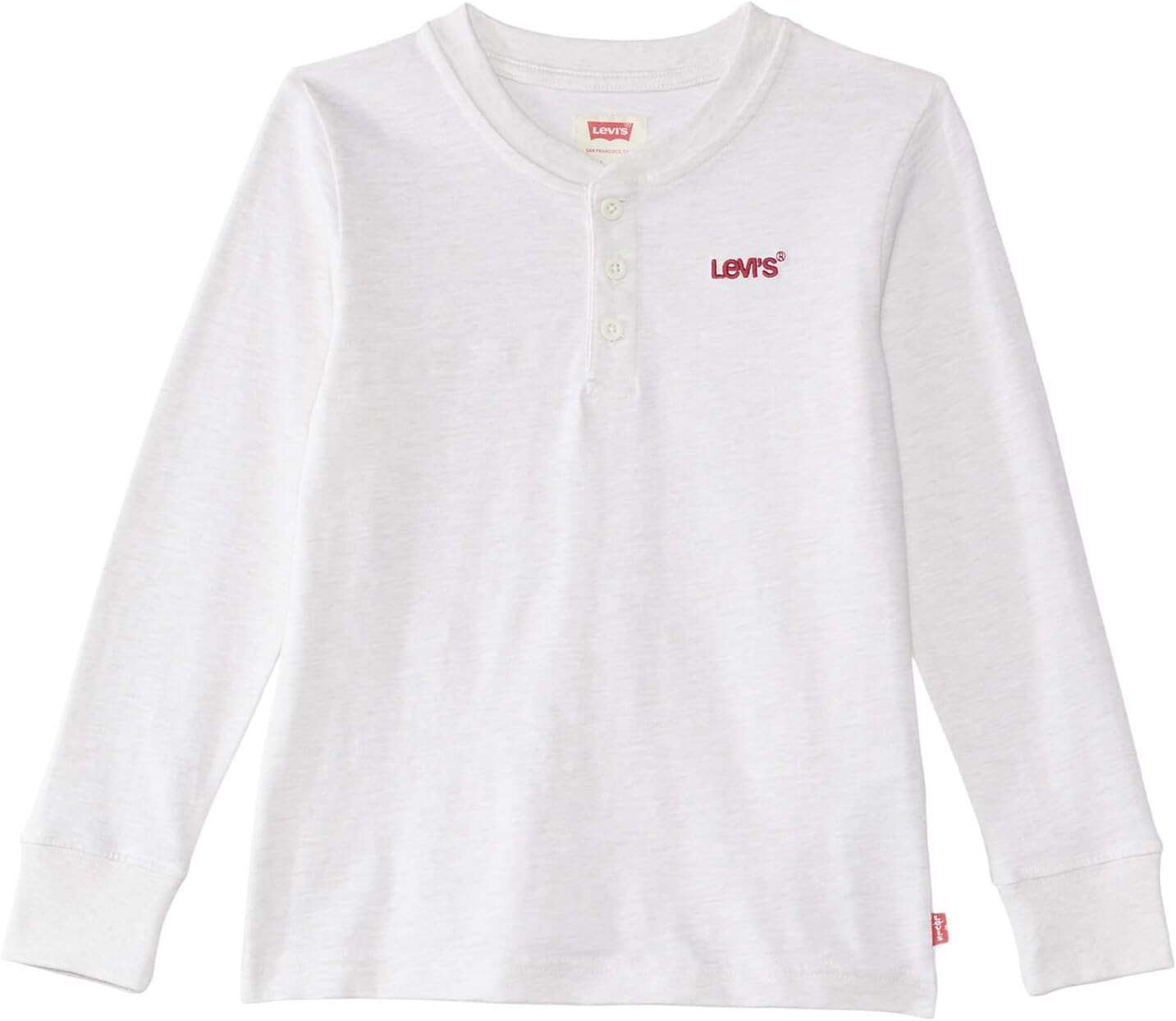 

Футболка Levi'S Long Sleeve Henley Shirt, цвет Oatmeal Heather