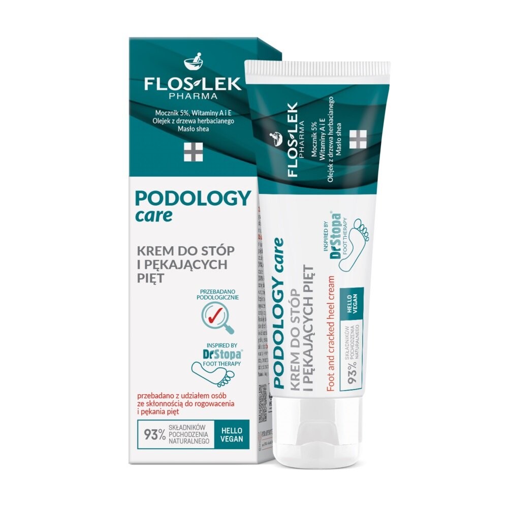 

Floslek, Podology Care, Крем для ног и потрескавшихся пяток, 40мл