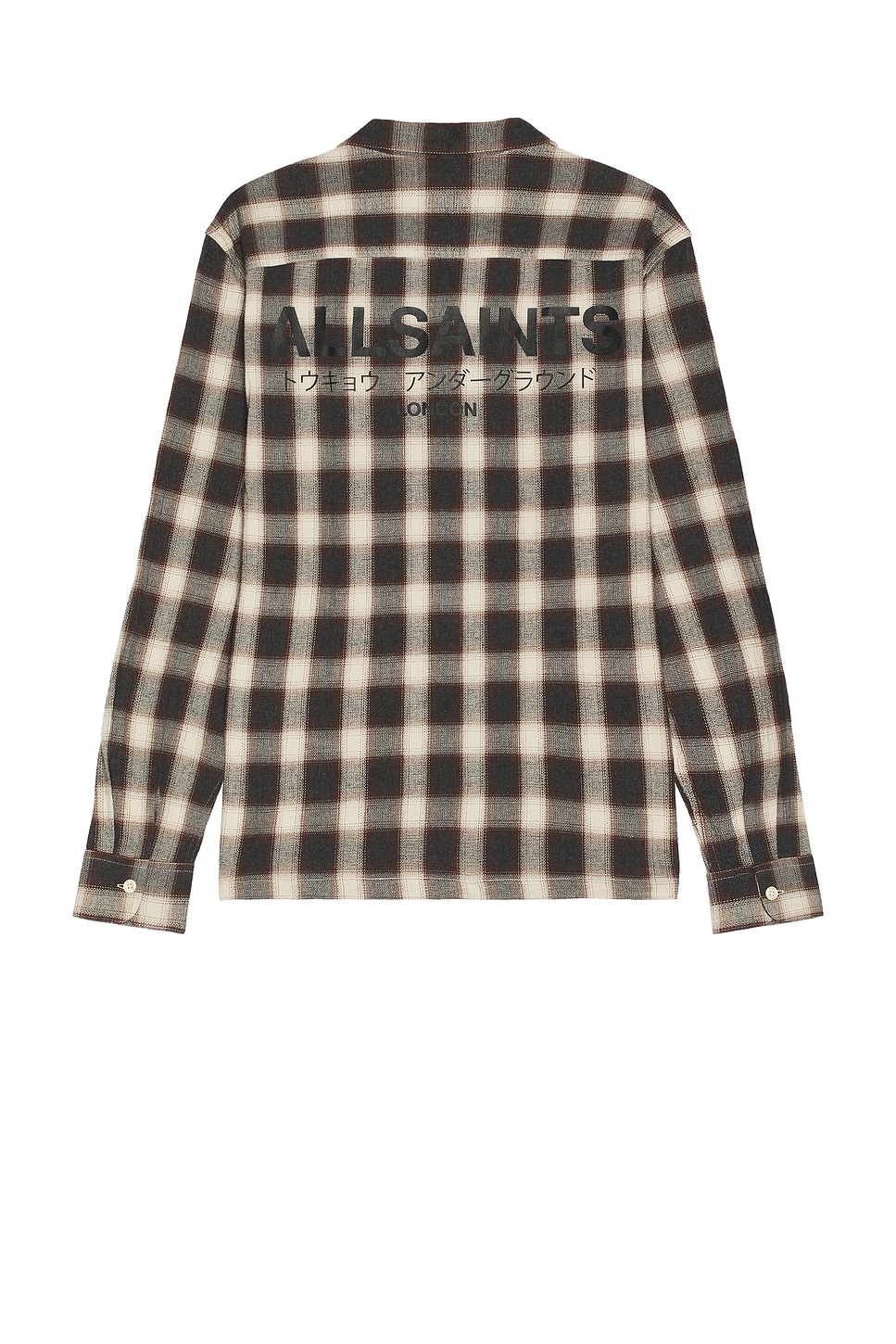 

Длиннорукавная рубашка Underground Allsaints, bison red