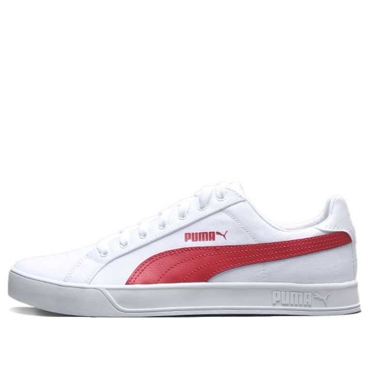 

Кеды PUMA Smash Vulc Canvas 'White American Beauty', красный