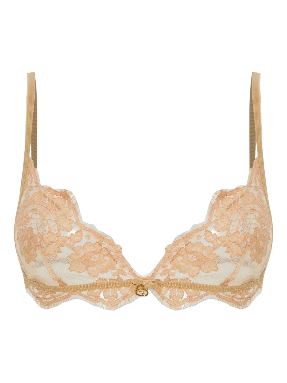 

Бюстгальтер из кружев с цветочным узором Dsquared2, нейтральный
