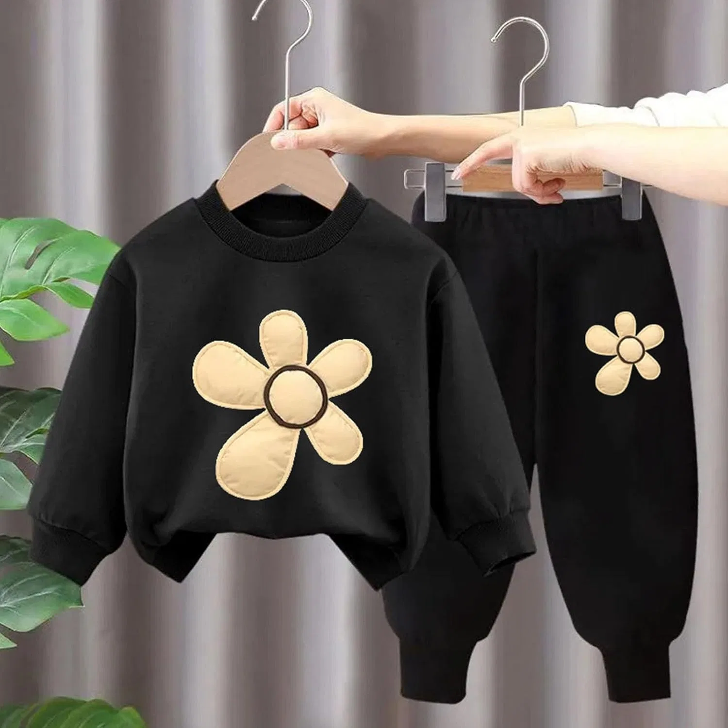 Детский спортивный костюм 2 предмета, Generic, W-24 Black Boy Girl — фото 2