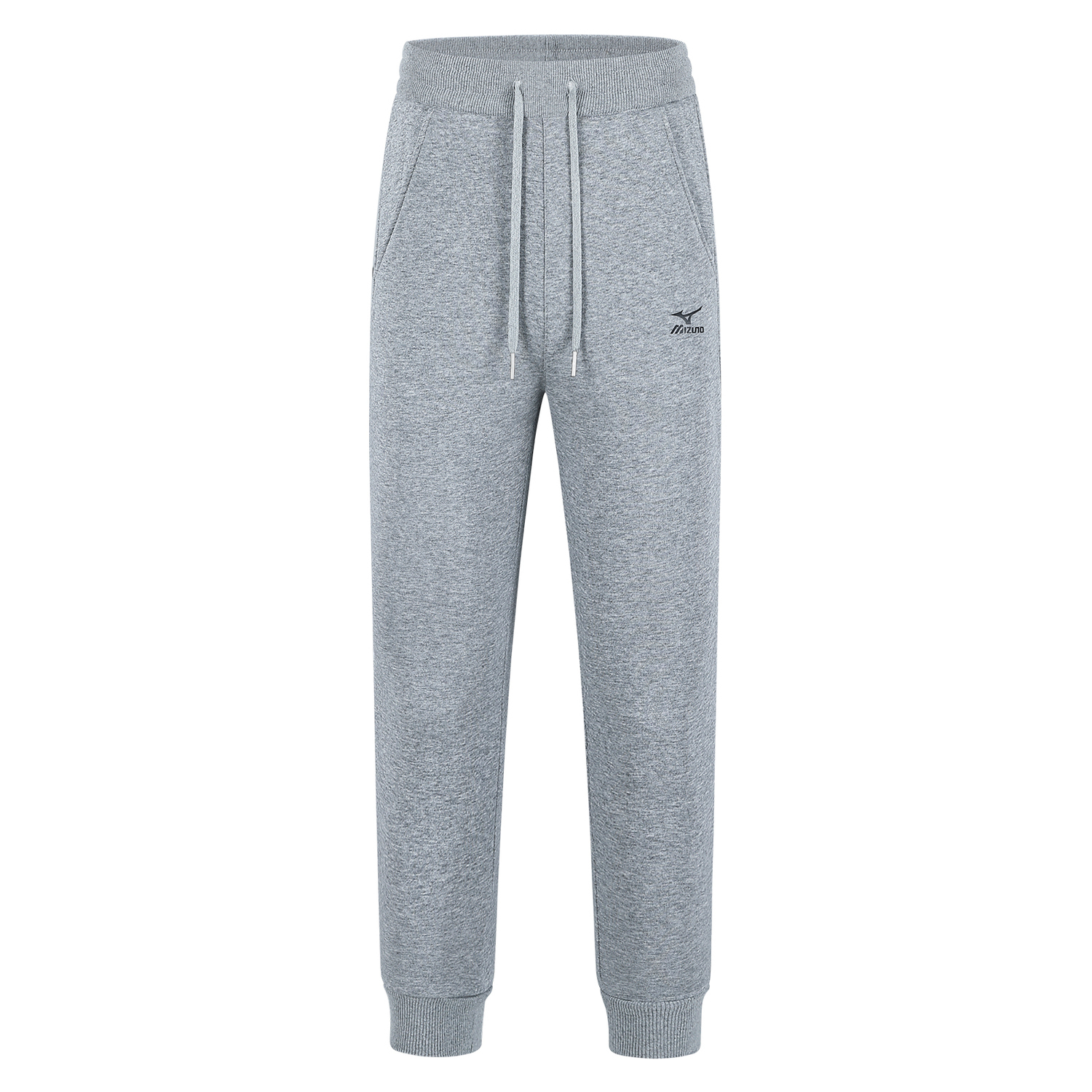 

Повседневные брюки унисекс, утепленные, с флисовой подкладкой и манжетами Mizuno, серый