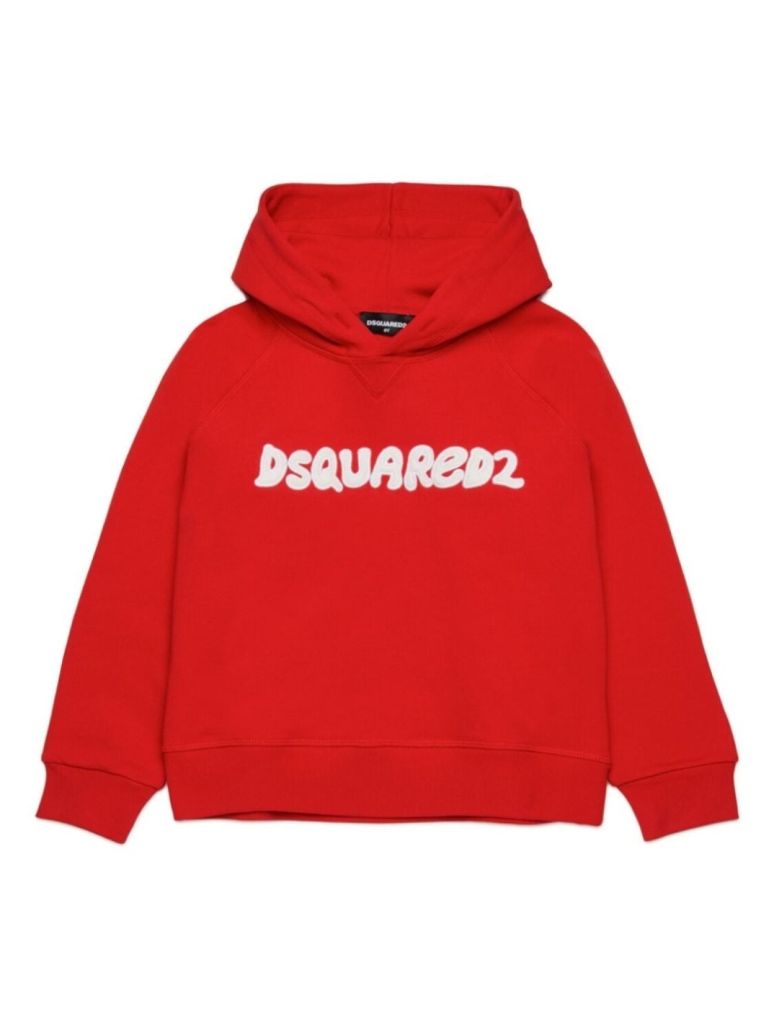 

DSQUARED2 KIDS худи с вышитым логотипом, красный