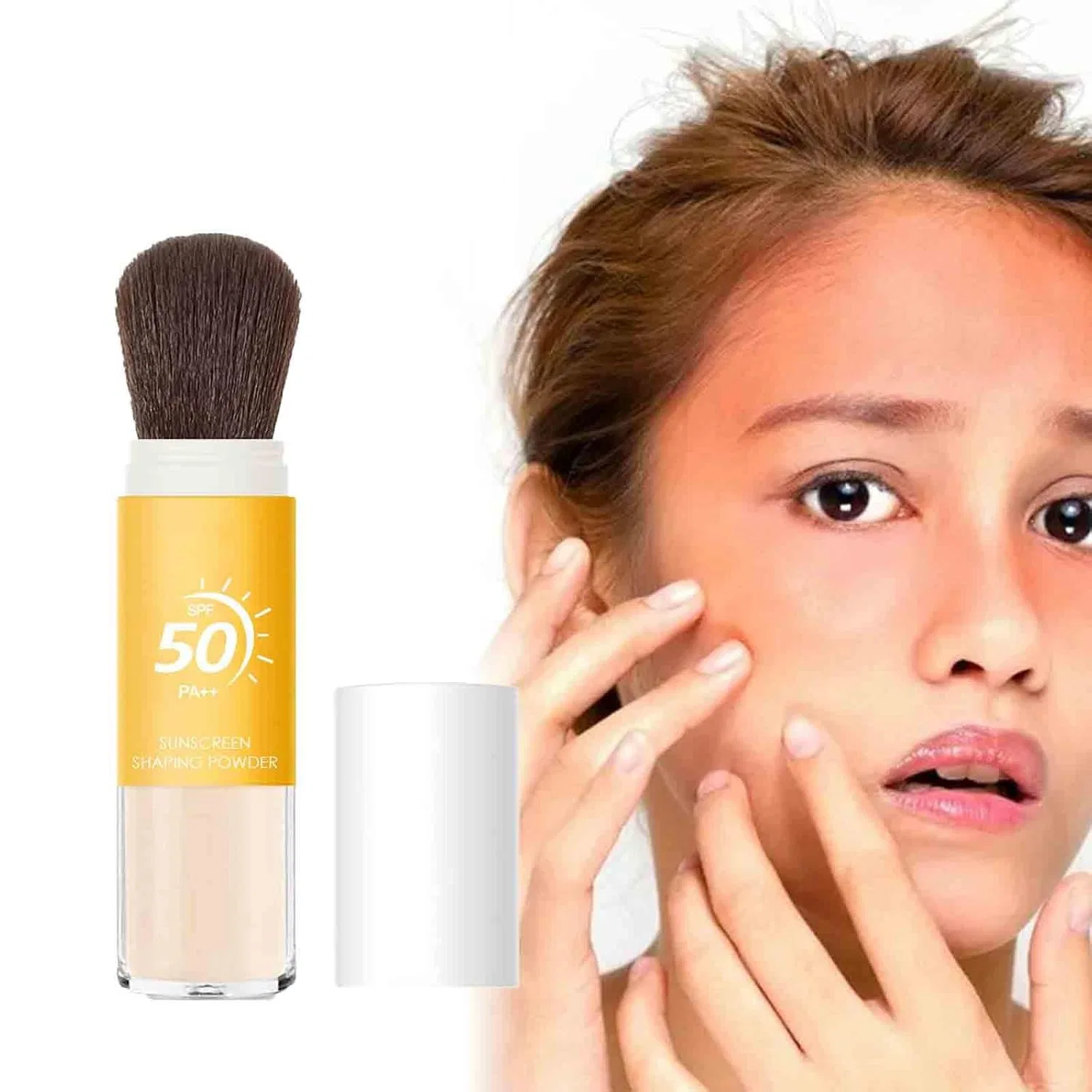 Минеральная пудра для лица с SPF 50+ и контролем жирности Generisch — фото 3