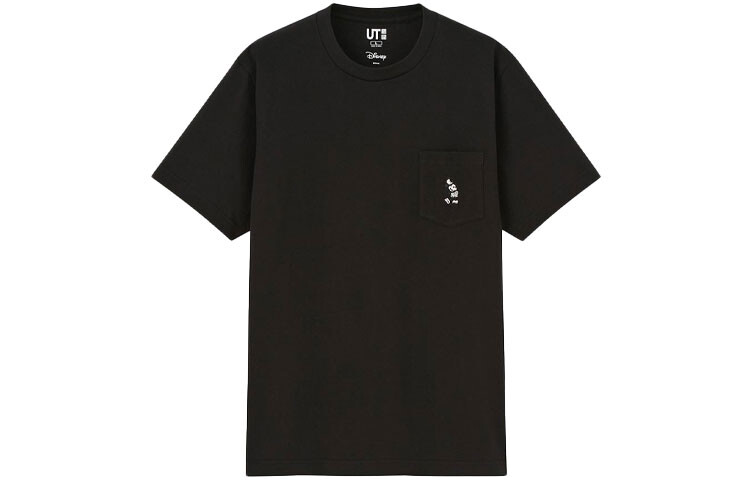 

UNIQLO Футболка унисекс, цвет Black
