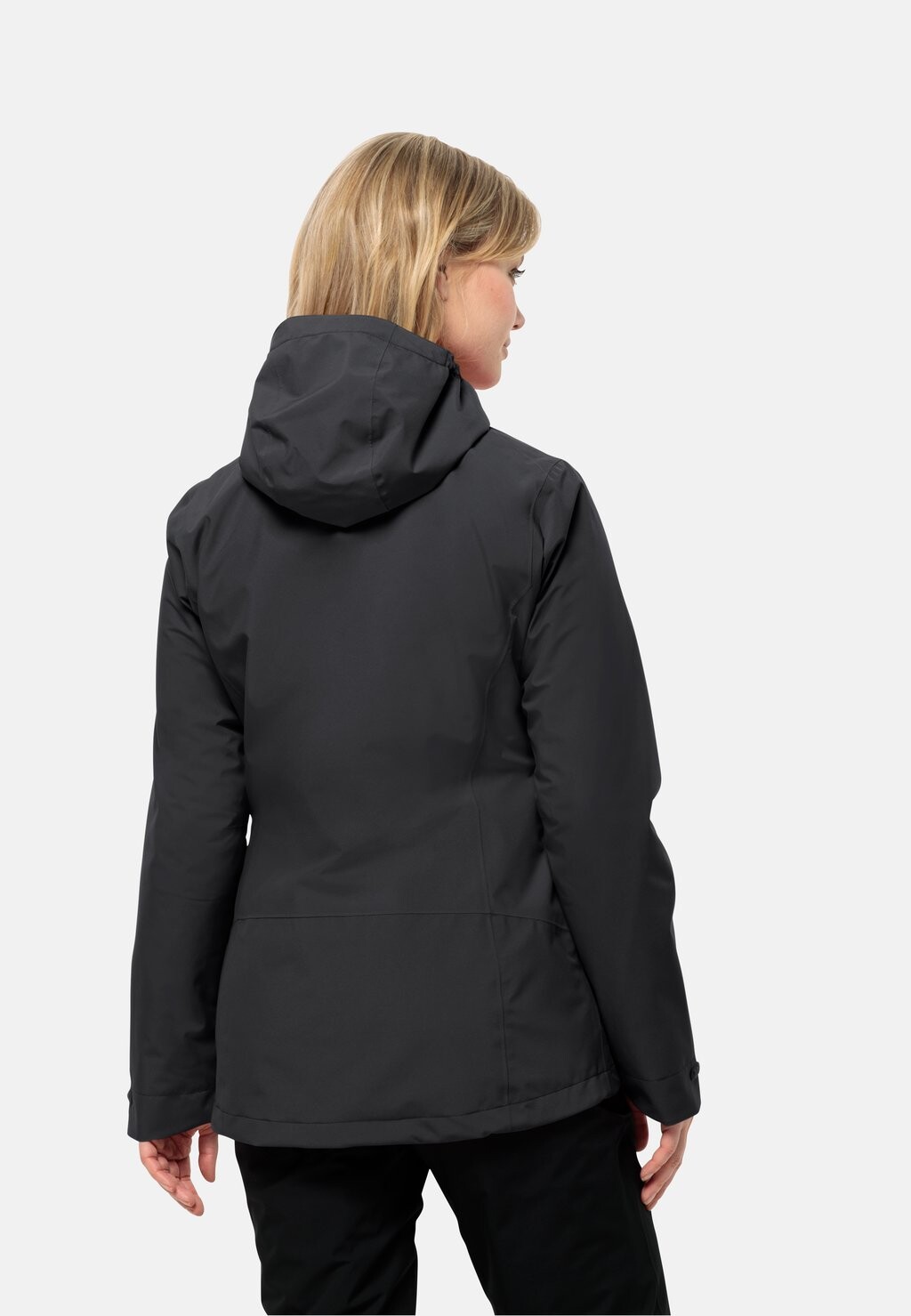

Уличная куртка MOONRISE 3IN1 Jack Wolfskin, черный