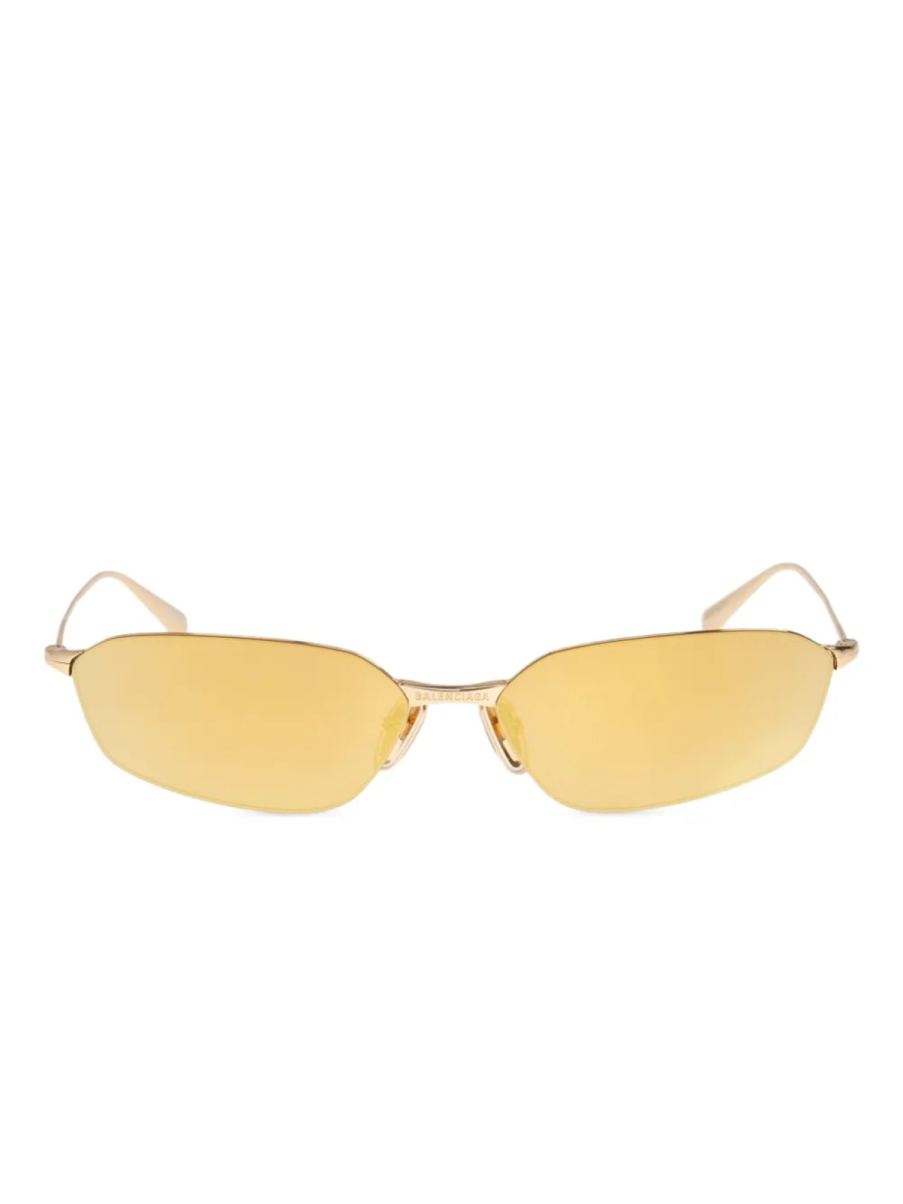 

Balenciaga Eyewear hexagonal-frame солнцезащитные очки, золотой