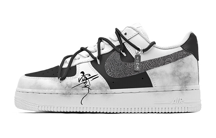 

Кроссовки Nike Air Force 1 Skateboarding Shoes Women's Low-top White, черный