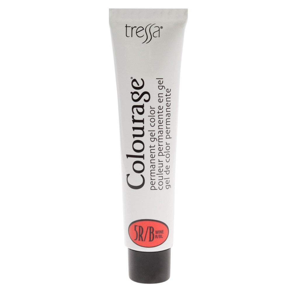 Стойкая гелевая краска для волос Colourage - 5RB Wine от Tressa, подходит для мужчин и женщин - 59 мл (2 унции), прозрачный — фото 2