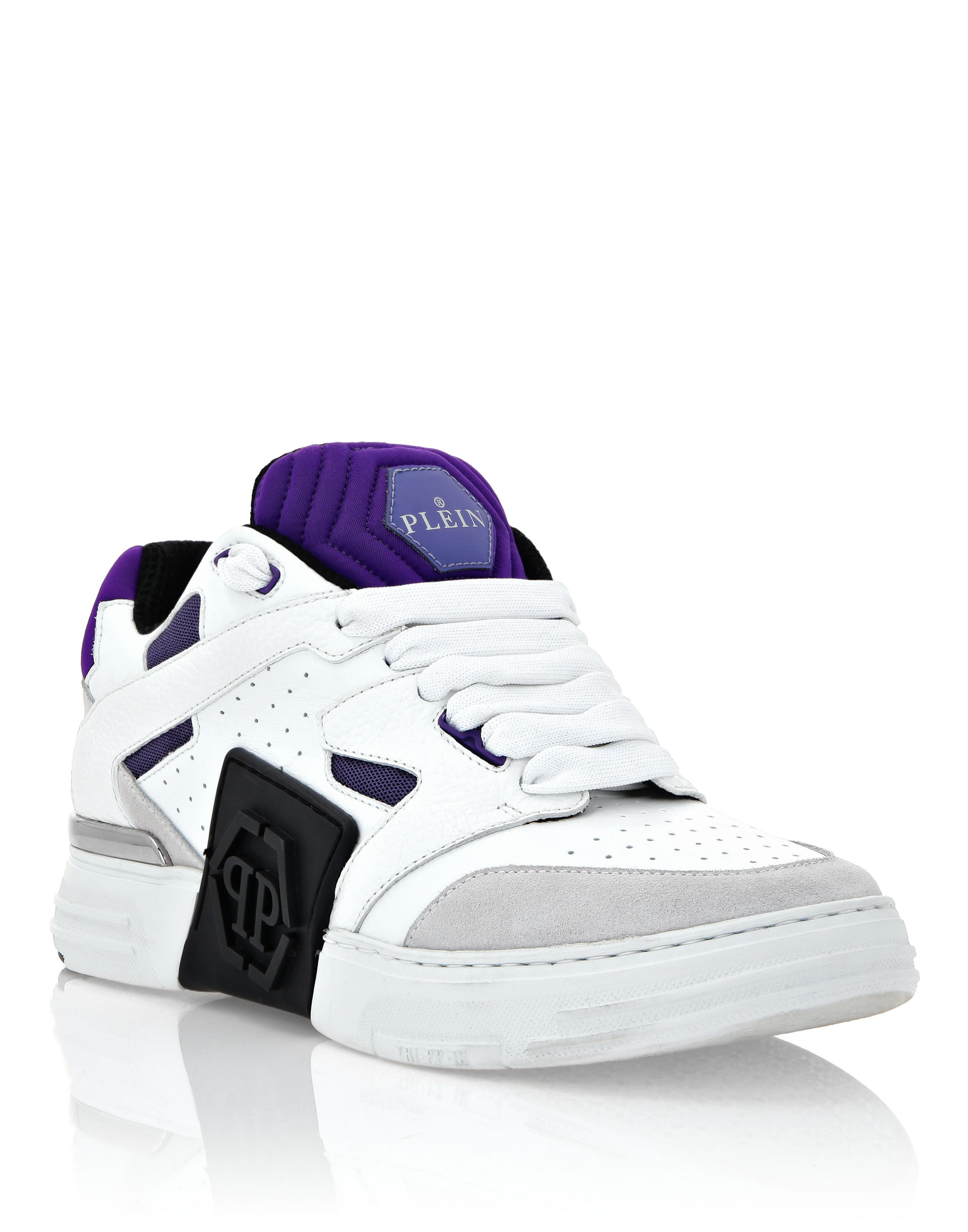 

КРОССОВКИ PHANTOM $TREET PHILIPP PLEIN, белый/фиолетовый